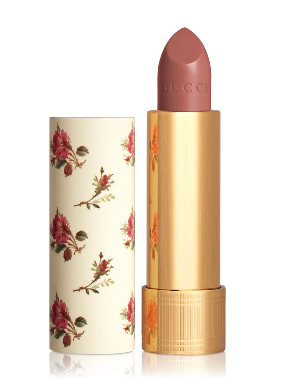 GUCCI Rouge a Levres Voile Lipstick Lilla Tawnie 132 Luxury Lipstick